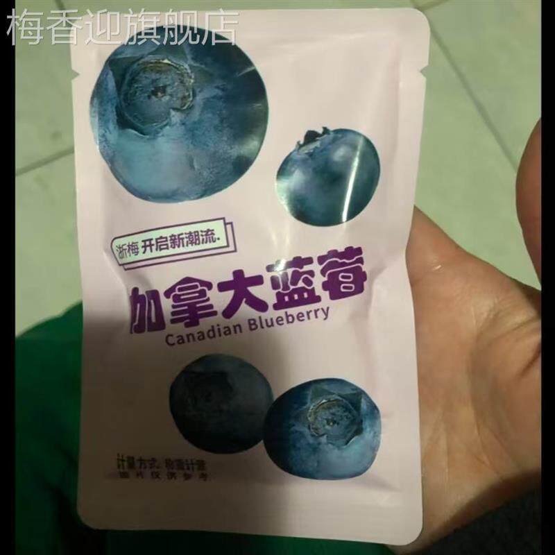 浙梅加拿大蓝莓干500g/袋无添加酸酸甜蜜饯果脯休闲解馋小零食