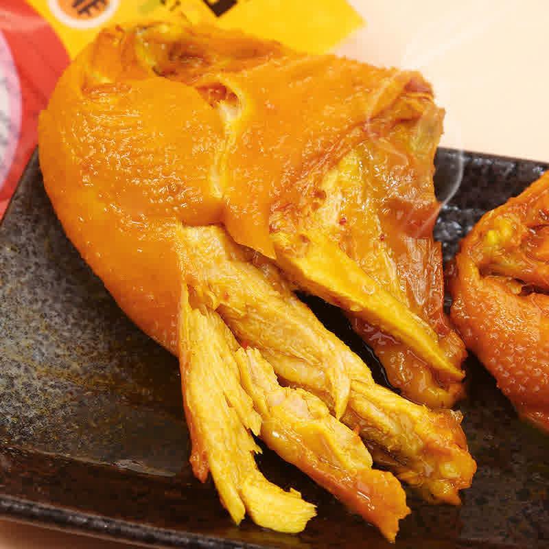 南诺信盐焗鸡排110g喜辣鸡腿肉即食客家盐焗鸡肉代餐网红零食熟食