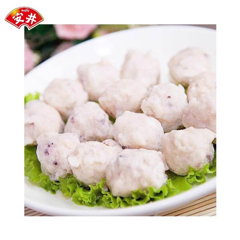 新品安井仿章鱼丸2.5kg鱼丸章鱼味丸墨鱼丸火锅丸子豆捞麻辣烫关
