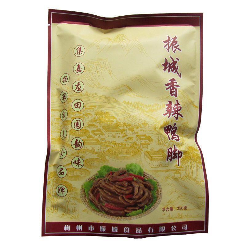 香辣鸭脚爪掌梅州客家特产