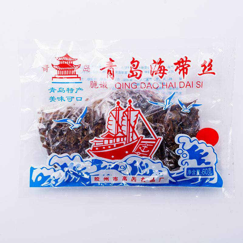 青岛特产干海带丝甄选7080味道香辣袋装海带丝开袋即食可泡水做汤