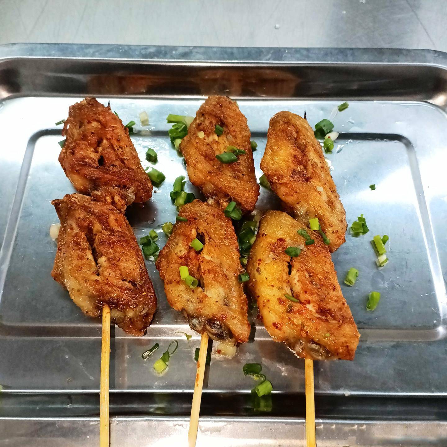 新品脆皮五香翅中串商用冷冻半成品烧烤油炸食材鸡翅中翅日式烧鸟