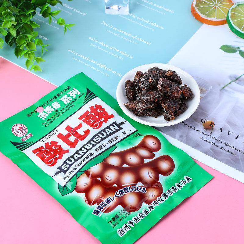 酸比酸酸角30g/袋云南特产网红小零食80后怀旧酸角干糖果糕蜜饯