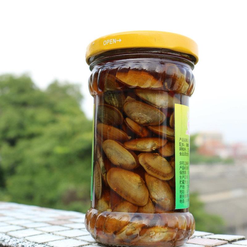 潮汕特产海瓜子 海鲜贝壳类腌制咸料鸠生腌料昭下酒菜杂咸250g