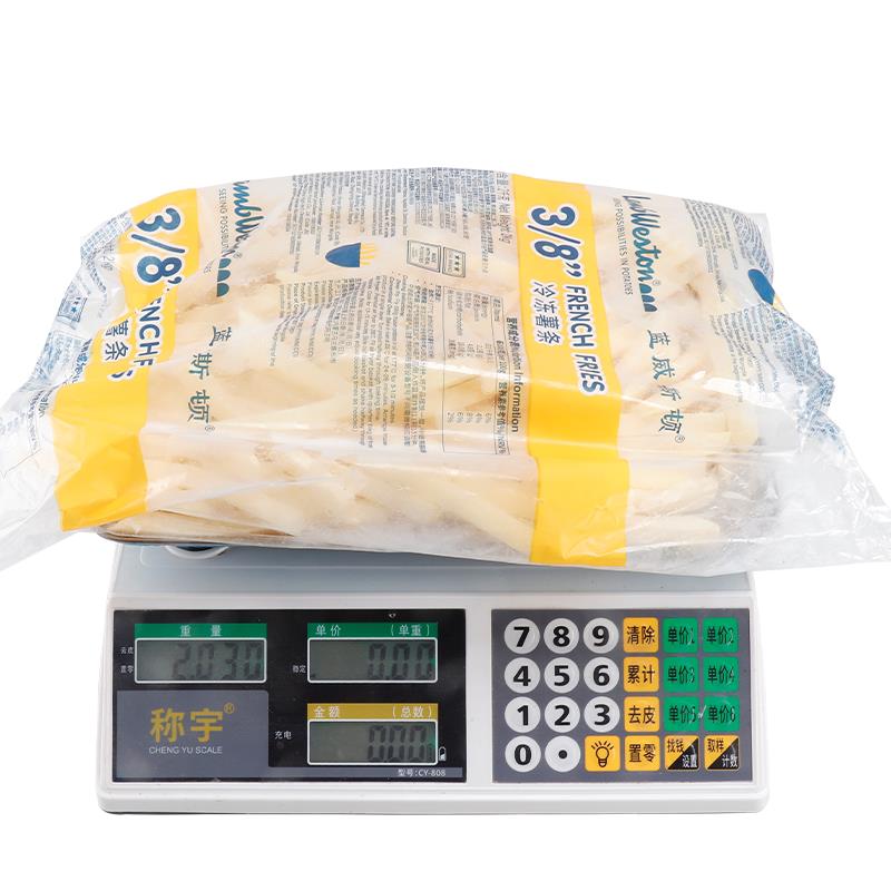 新品蓝威斯顿LS308薯条3/8 半成品油炸小吃美式零食粗细空气炸锅