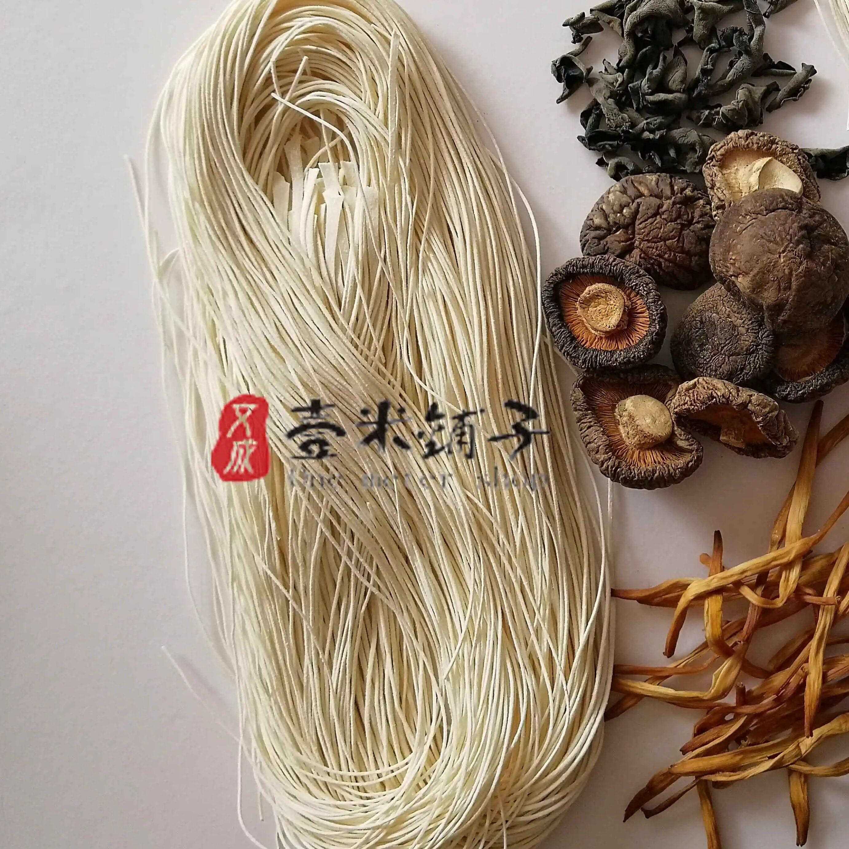 温州素面月子面长寿面索面龙须面挂面贡面咸面文成手工面线面筒面