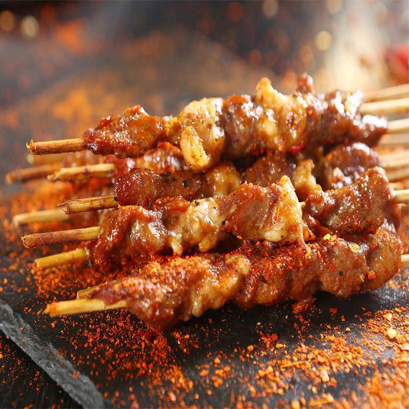 新品串姐新鲜纯牛肉大串商用冷冻半成品安格斯烤肉串户外烧烤食材