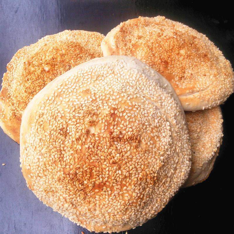 .土吊炉烧饼1份10个 包邮高炉火烧河南特产山东五香芝麻饼馒头脆