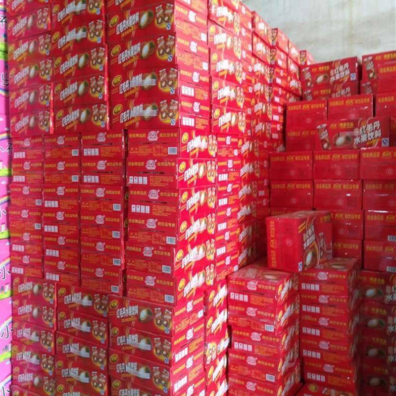 红毛丹饮料310gx24整箱果味饮品含椰果果肉果粒多果汁饮料