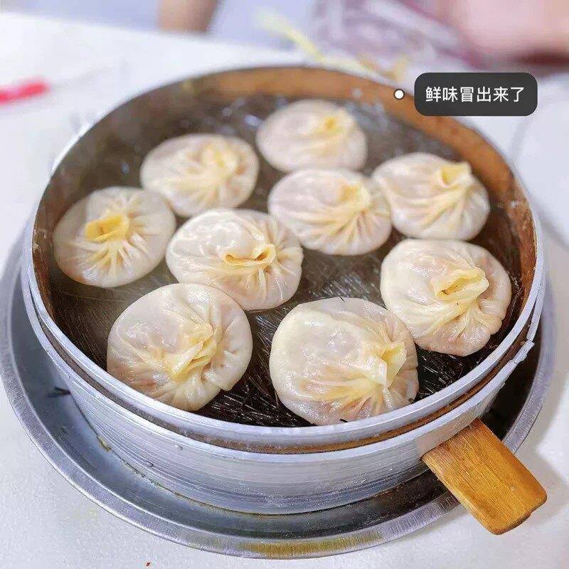 新品周澄无锡小笼包 35gx200个 速冻灌汤小笼包 熟皮半成品汤包