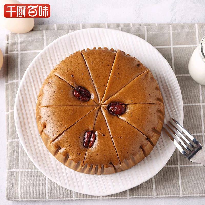 新品安井红糖发糕400g*3传统宴会小米红枣糕糯米红糖糕半成品早餐