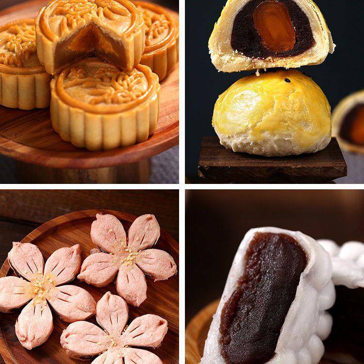 新品烘焙原料莲香楼红豆沙馅料白莲蓉月饼馅广式冰皮蛋黄酥汤圆馅