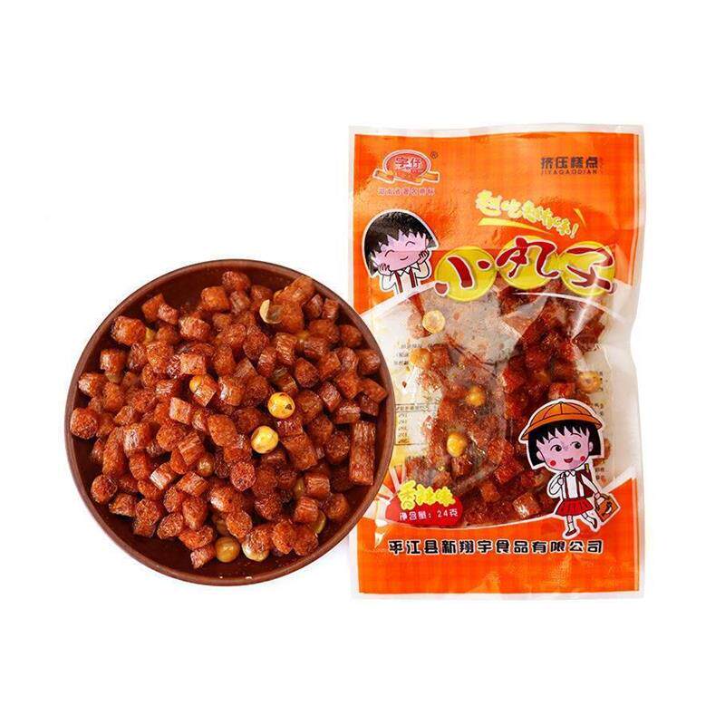 湖南樱桃小丸子辣条儿时怀旧零食麻辣面筋小辣条素肉90后怀旧包邮