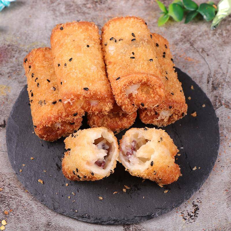 新品阿诺相思双皮奶150个整箱速冻红豆牛奶酥台湾风味油炸小吃半