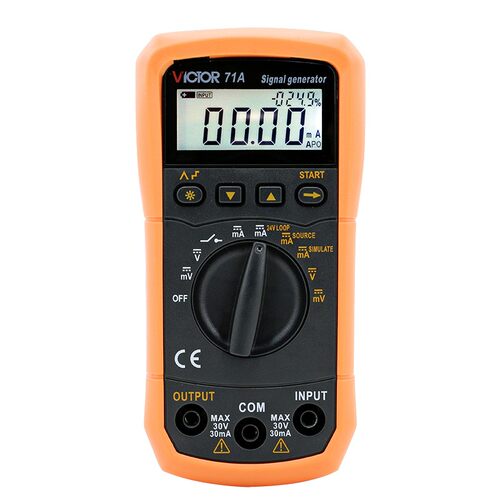 胜利4-20ma信号发生器过程校验仪万用表信号发生器 信号源VC71A/B