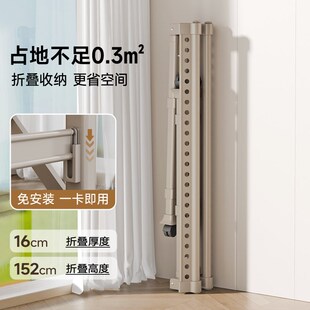 晾衣架落地折叠家用阳台室内卧室加粗晒衣架户外升降晒.被子凉衣