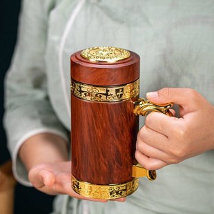 紫砂保温泡茶杯男l士车载紫砂杯送老师爸爸纪念物水杯礼品定制