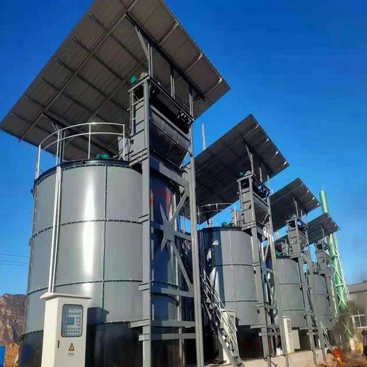 小型自动化有机肥发酵罐50m³立式有机肥发酵罐好氧处理发酵厨余