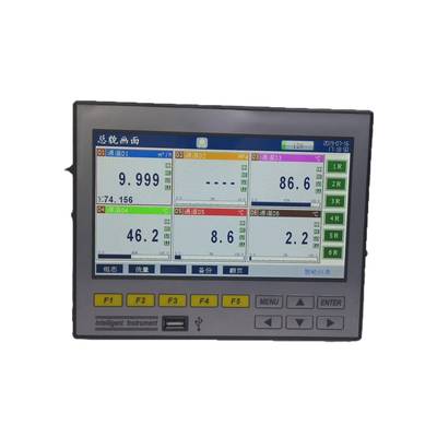 多通道无纸记录仪流量压力多路温度巡检仪彩屏温湿度记录仪