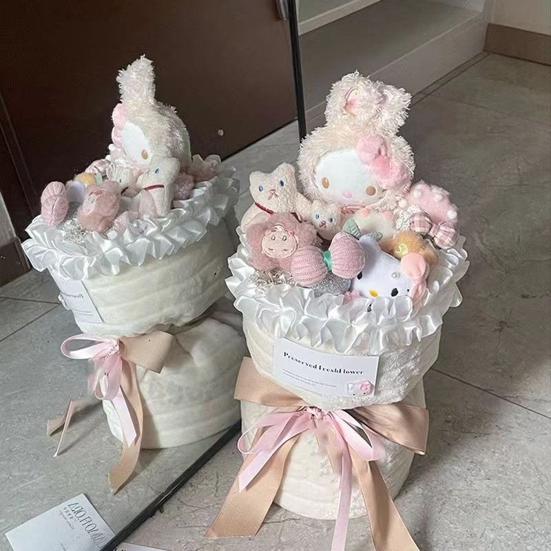 hellokitty玩偶花束凯蒂helloKitty玩偶花束生日礼物卡通闺蜜女生