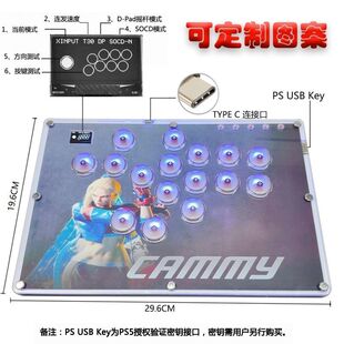 rtu大师版hitboxHITBOX格斗游戏人物大尺寸A4街霸6后覆盖steam树