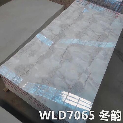 仿大理石UV板高光免漆爵士白防火板石塑板鱼肚白电视背景墙装饰板