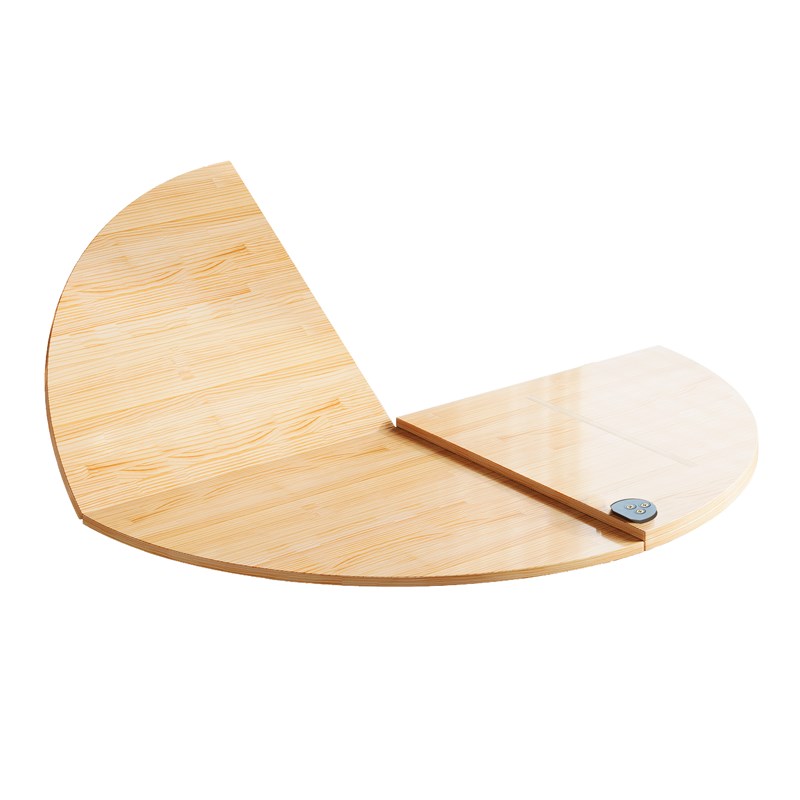 实木大圆桌面家用可折叠四分圆桌面板10人吃饭圆餐桌农村圆形饭桌