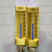 4分扣中央空调管道 V型金属套船用温度计铜制做50度100度