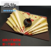 定制 个性 饭店菜谱本a4活页夹可拆卸透明活页封皮插页菜单夹 创意