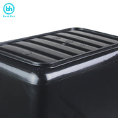 餐车厚料废渣桶服务车收集桶餐饮车挂桶手推车垃圾桶