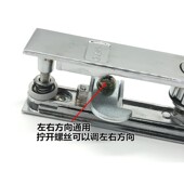 老式 90型双面钩锁铝合金门窗勾锁推拉门条形勾锁门窗锁扣移门钩锁