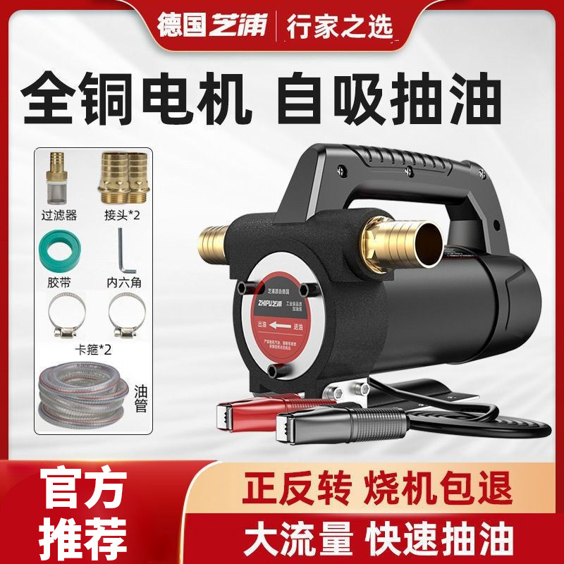 德国进口博士电动抽油泵12V24V正反转小型自吸泵柴油泵加油机设备