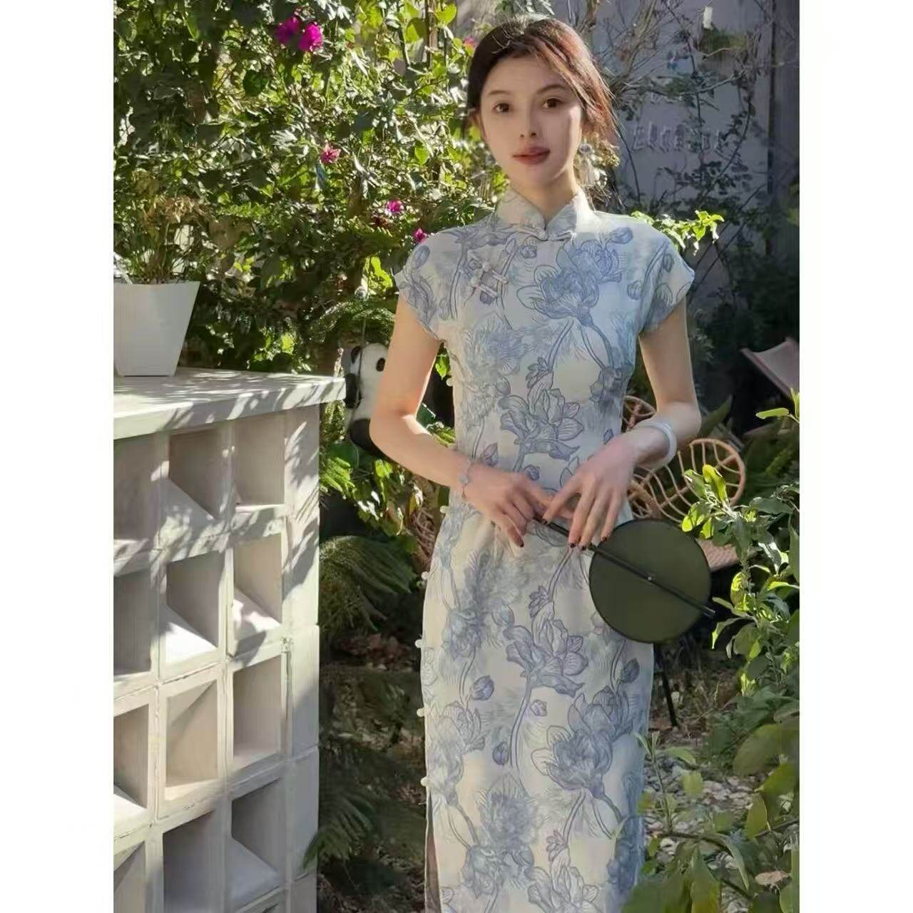 3.7【小水推荐】百搭旗袍#不退不换 8438