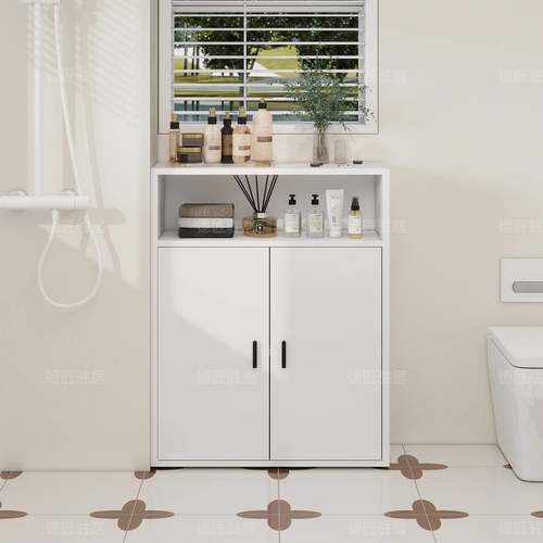 铝材卫生间防水储物柜浴室侧边柜子收纳柜薄柜立柜矮柜阳台置物柜