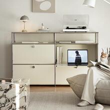 Unicafurn中古模块组合柜不锈钢餐边柜包豪斯ins客厅简约储物斗柜