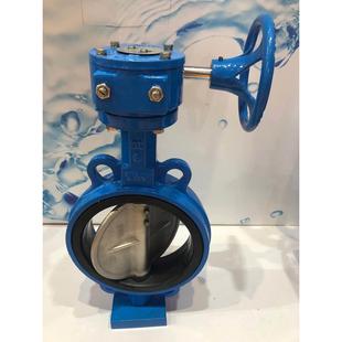 天津堂脉动阀D37A1X 16Q手动涡轮蝶阀Tft球墨铸铁不锈钢板100