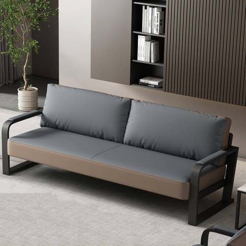 办公沙发茶几组合简约小户型公共商务接待室门市会客三人厂家直销