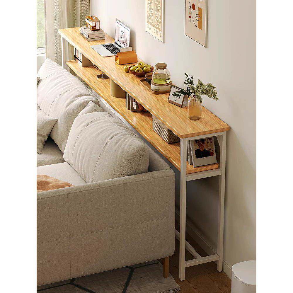 餐边柜家用客厅沙发靠背柜极窄20公分薄柜长条柜靠墙装饰柜置物架