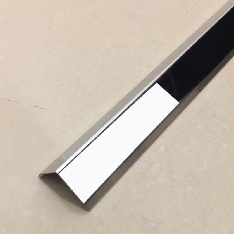 304不锈钢护角条墙角保护条自粘直角收边l型免打孔阳角线防撞包边