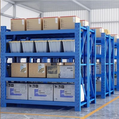 仓储货架重型特厚多层钢制仓库铁架家用收纳置物架家村加厚仓储架