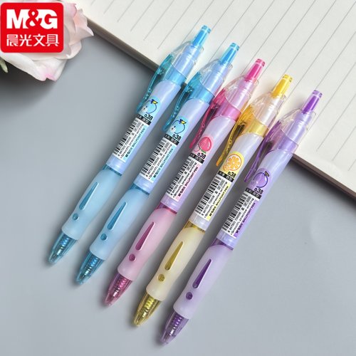 晨光圆珠笔带香味原子笔0.38mm