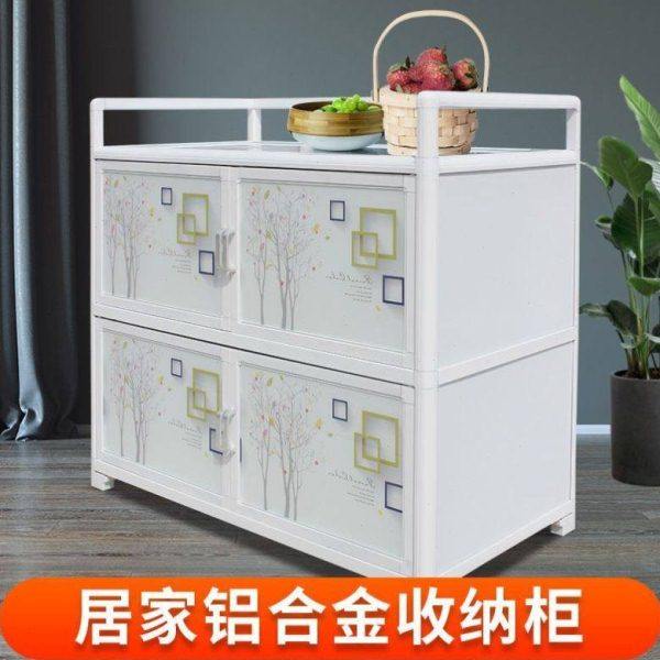 餐边柜厨房柜储物柜铝合金茶水柜多功能碗柜现代简约收纳柜子家用,商业/办公家具,办公茶水柜,淘宝优惠券,粉丝福利购,淘宝优惠卷