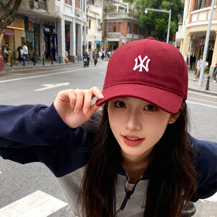 韩版字母WY小标棒球帽休闲百搭