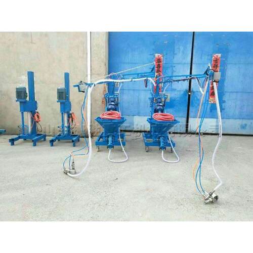 小型窗套砂浆喷涂机GRC玻璃纤维丝喷浆机立式建筑业用喷射机