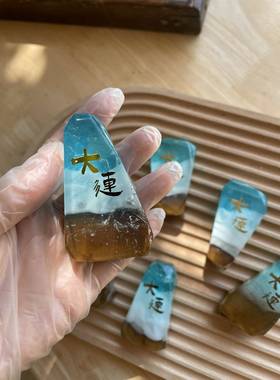 大连旅游纪念品蓝色大海手工皂实用礼物地摊创意文创摆摊原创朋友