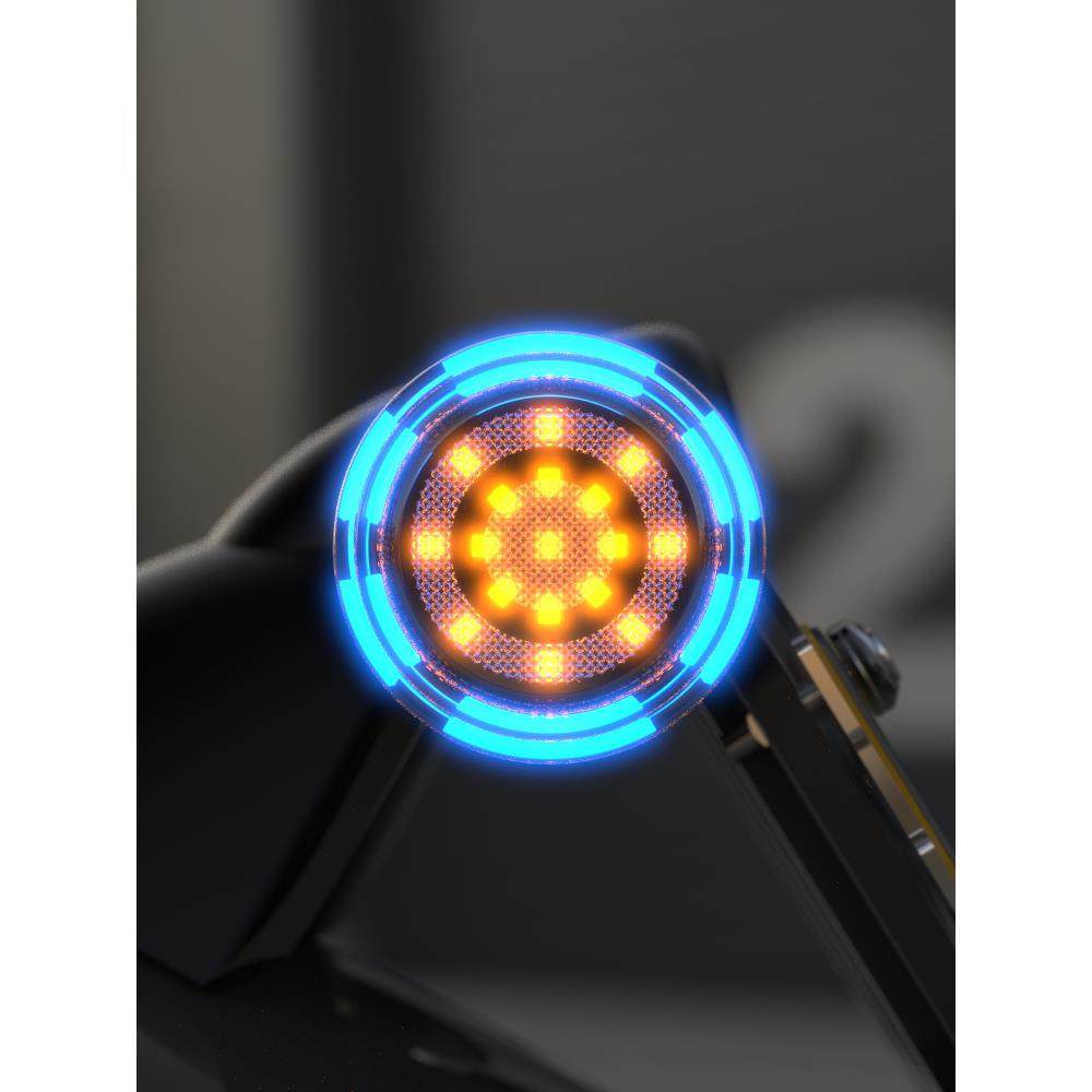 LED车灯改装适用本田摩托车灯装饰灯12V高亮车灯忍者400车身灯