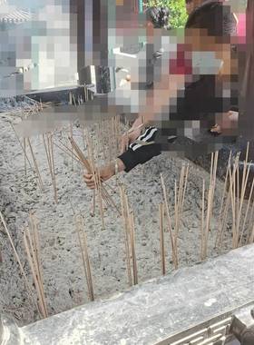 正宗泰山香灰龙王玉皇财神香灰香炉灰纯净无杂质产自泰山道观寺庙