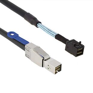 SFF8643线SFF转8087转接线 8643-8644服务器方头Minisas数据线1米