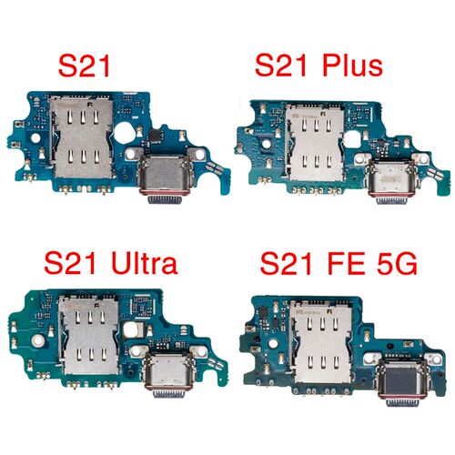适用于三星 S21 Plus FE 尾插小板 S21 Ultra 送话器 USB 充电口