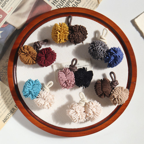 流苏花球高级感挂件鞋带扣